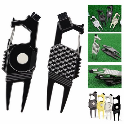 Golf Divot Repair Tool Brush Cleaner