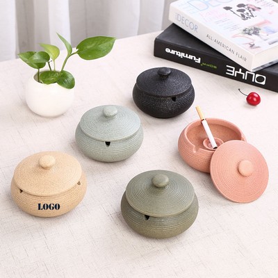 Anti Skid Ceramic Ashtray