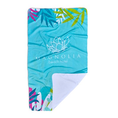 Sand-proof Micro Fiber Polyester Beach Towel with Sublimated Print