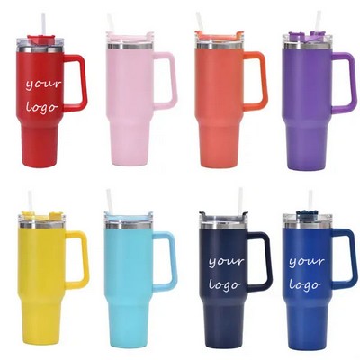 40 OZ Insulated Tumbler with Handle