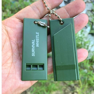 Tri-Frequency Outdoor Survival Whistle