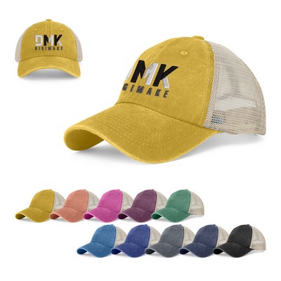 Cotton Pigment Dyed Soft Trucker Cap