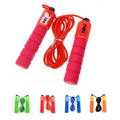 Digital Step Counting Jump Rope