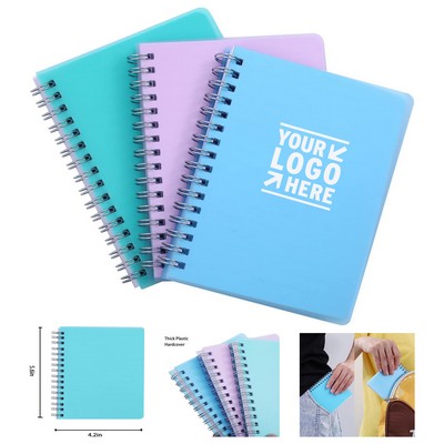 4.3'' x 5.7'' Mini Spiral Notebook, 80 Sheets, 160 Pages, Ruled