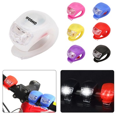 Waterproof Silicone Bicycle Flash Tail Light