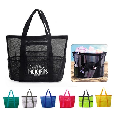 Large Capacity Beach Mesh Bag