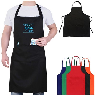 Customizable Full-Length Apron with Adjustable Neck Strap