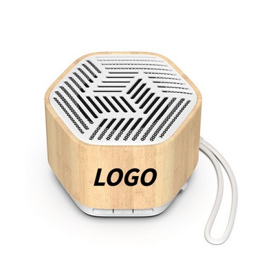 Portable Bamboo Bluetooth Speaker