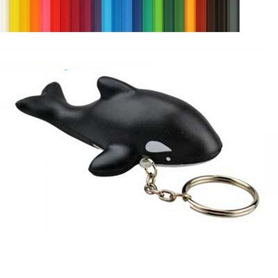 Killer Whale Stress Reliever Keychain