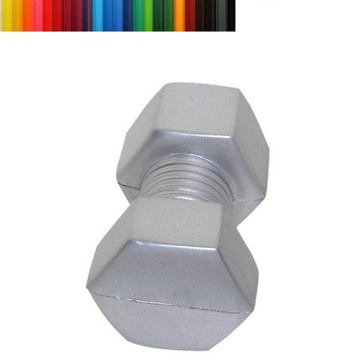 Foam Nut & Bolt Shaped Stress Reliever with Your Logo