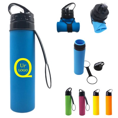 20.3Oz Outdoor Sports Collapsible Water Bottle