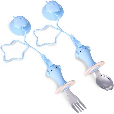 Kids Stainless Steel Fork and Spoon Set