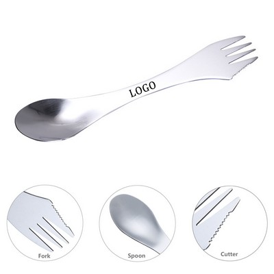 3-In-1 Stainless Steel Spork Spoon