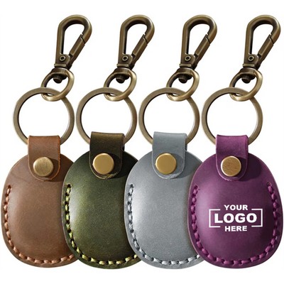 Leather Key Finder Case Keychain