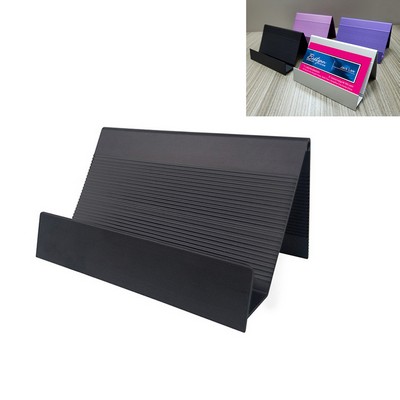 Aluminum Business Card Holder Stand