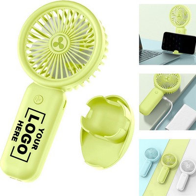 Portable Ergonomic Multi-Speed Handheld Fan