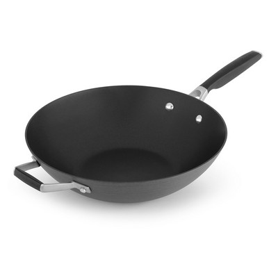 Calphalon® Premier™ Hard-Anodized Nonstick 13" Flat-Bottom Wok