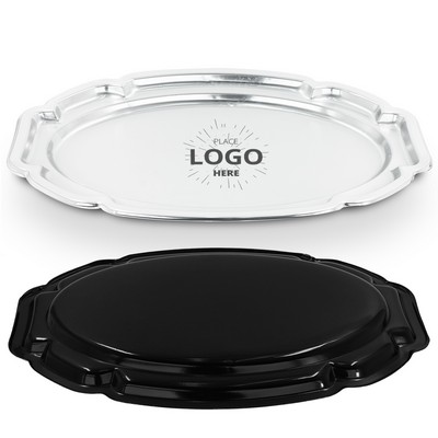 Oval Plastic Serving Tray