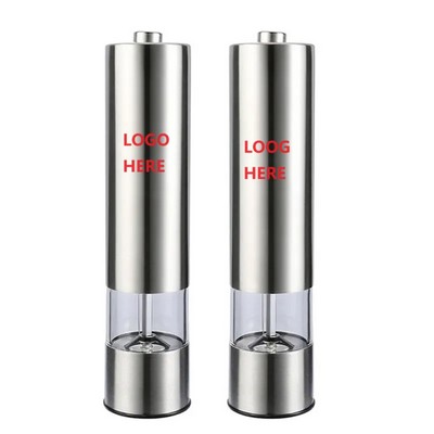 Stainless Steel Electric Salt and Pepper Grinder