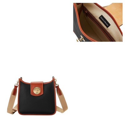 Dooney & Bourke Pebble Turnlock Messenger 28 Bag