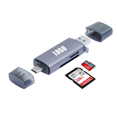 2in1 USB 3.0 and USB Type-C Card Reader