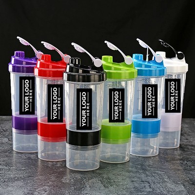 17oz Gym Protein Shaker Water Bottle