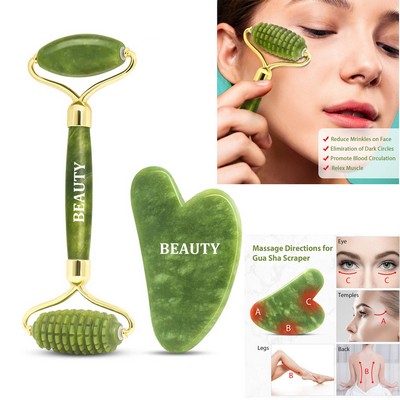 Anti Aging Natural Face Massager Jade Roller