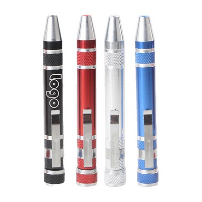 8-In-1 Pen-Style Screwdriver Set