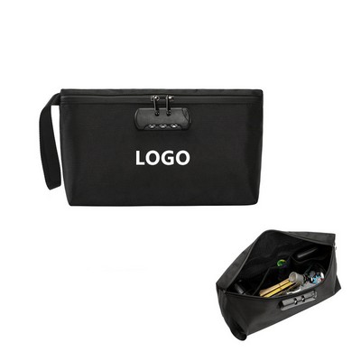 Stylish Nylon Odor-Proof Bag for Tobacco Storage Pouch w/Lock