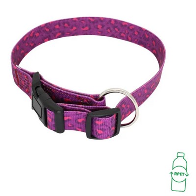 RPET Sublimated Pet Collar with Buckle Release