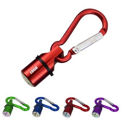 Metal LED Safety Light With Carabiner