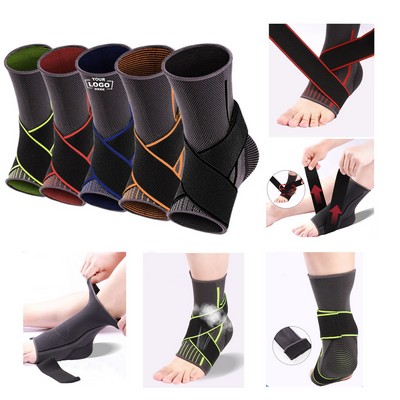 Adjustable Ankle Brace Support Sleeve