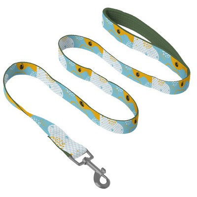 Sublimated Pet Leash with Snap Carabiner and Adjustable Loop Handle