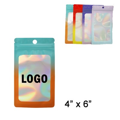 Mylar Holographic Resealable Bag