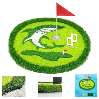 Round Shape Floating Golf Putting Green