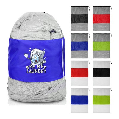 Large Capacity Mesh Laundry Bag