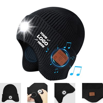 Bluetooth Hat with LED Light