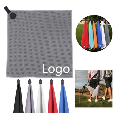 Magnetic Snap Pendant Golf Towel