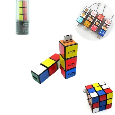 Puzzle Cube Usb Flash Drive(8Gb)