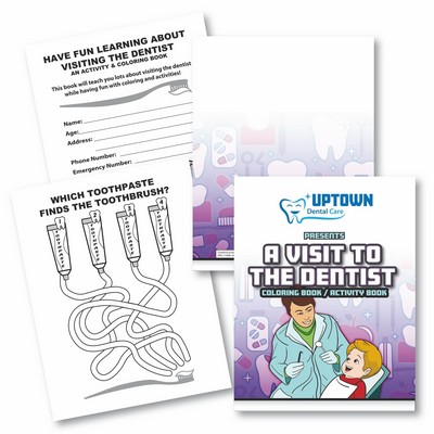 A Visit To The Dentist Coloring & Activity Book