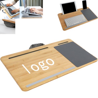 Bamboo Lap Desk With Cushion