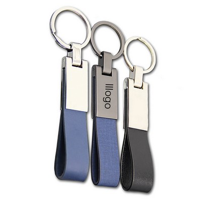 PU Leather Mix Metal Key Chain