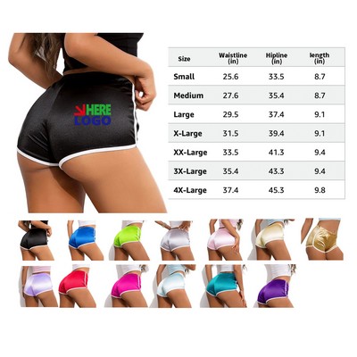 Sexy Booty Shorts Retro Dolphin Shorts Sports Yoga Gym Running Hot Pants