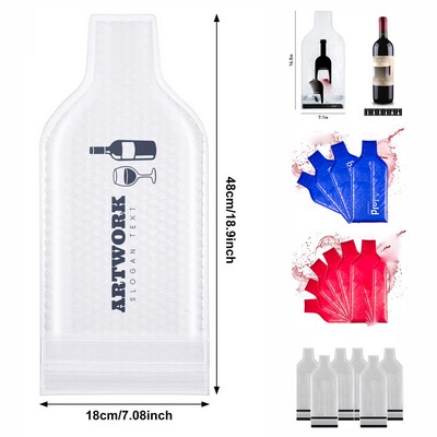 Leak-proof Reusable Travel Wine Bottle Protector Sleeve Reusable Wine Bag