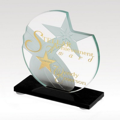 6" Stellar Discovery Glass Award