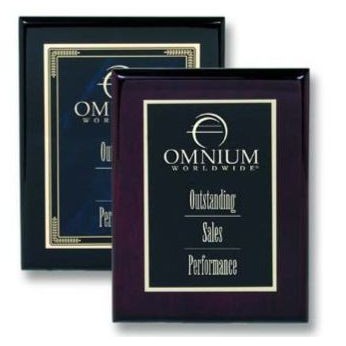 Piano Finish Plaque (9" x 12")