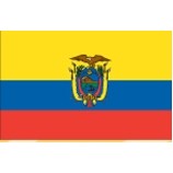 5'x8' Ecuador U.N. Nylon Outdoor Flag - Style C