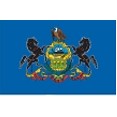 2'x3' Pennsylvania State Nylon Outdoor Flag - Style B