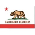 2'x3' California State Nylon Outdoor Flag - Style B