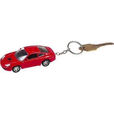 3"x1-1/4"x1-1/4" 1:64 Porsche® 911 Sc Car With Key Chain